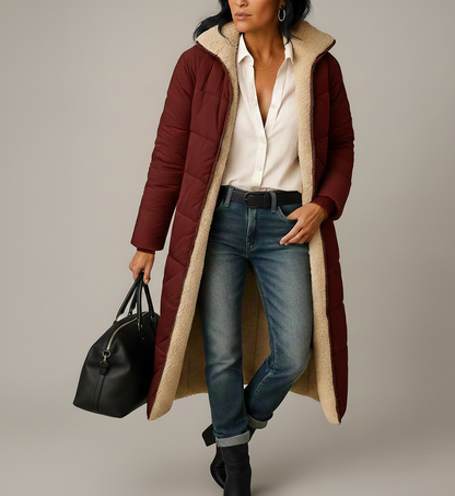 Yfke Lange Isolatiejas voor Dames – Warm Comfort & Elegant Lang Model