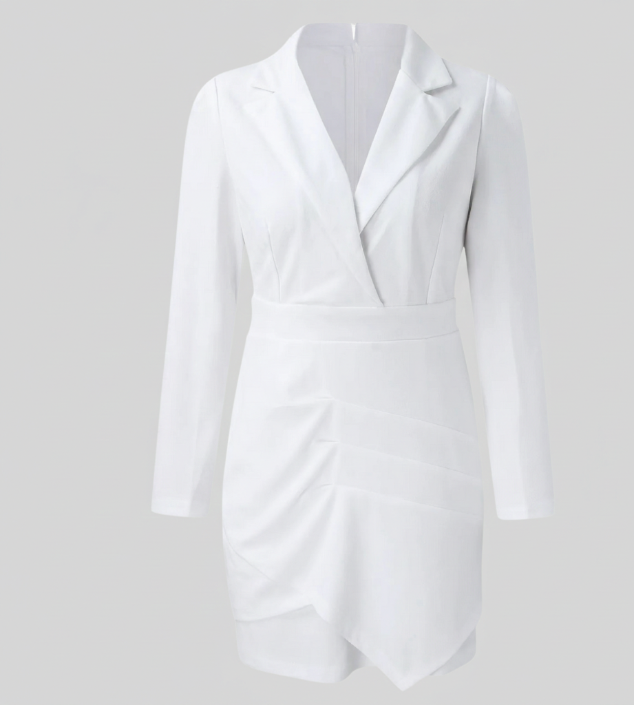 Elegante Blazerjurk Dames Winter – Getailleerd en Tijdloos Chic