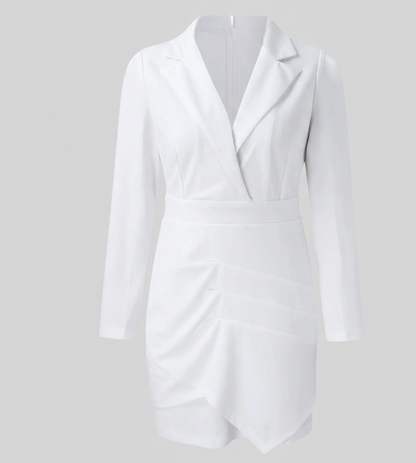 Elegante Blazerjurk Dames Winter – Getailleerd en Tijdloos Chic