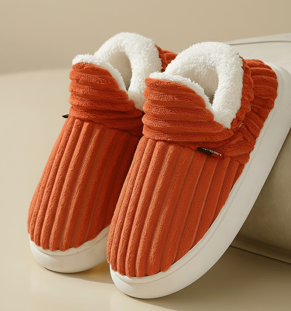 Ulyssa Luxe Winterpantoffels met Pluche Voering voor Dames