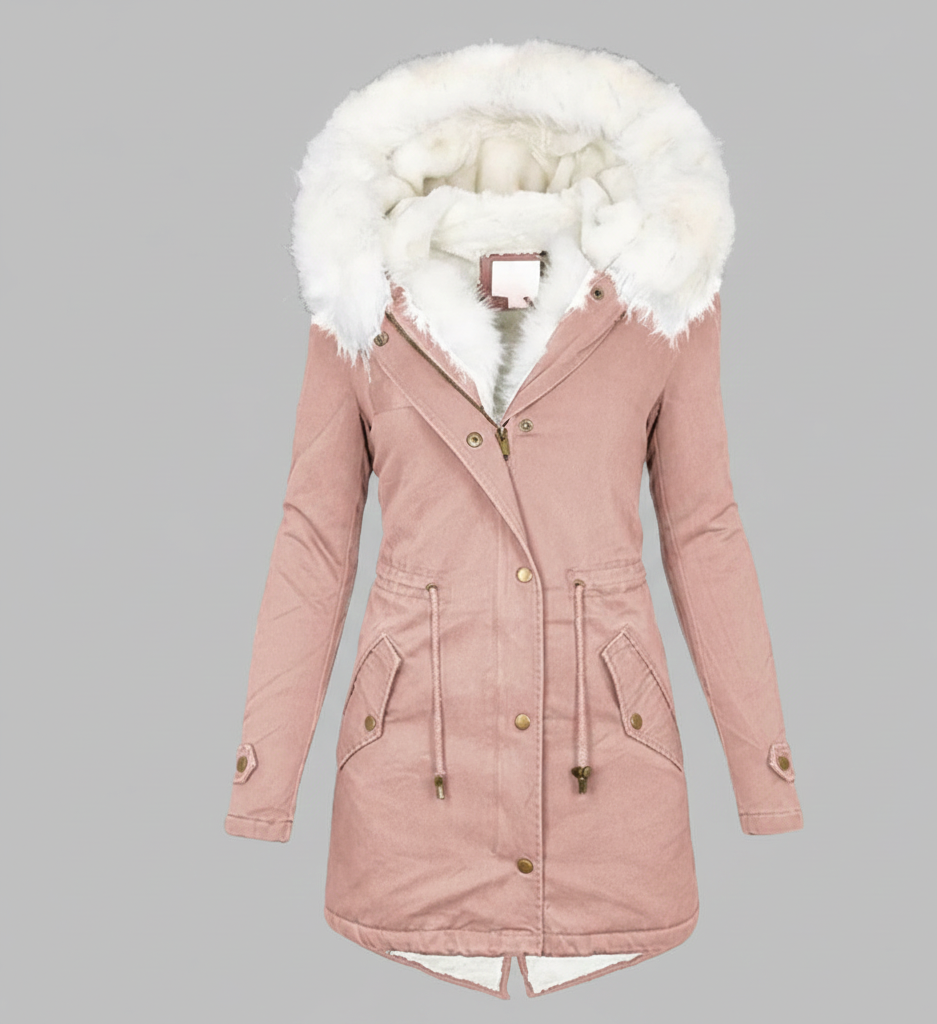 Aurora Lange Winterjas – Warme Wind- en Waterdichte Damesjas