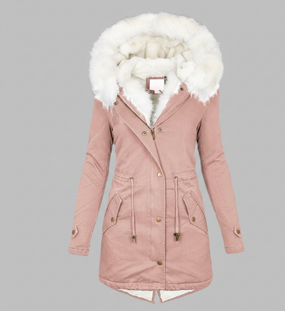 Aurora Lange Winterjas – Warme Wind- en Waterdichte Damesjas