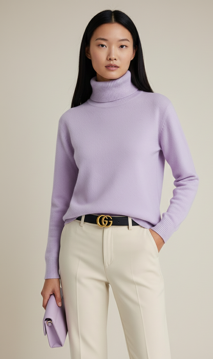 KnitHals Luxe Dames Coltrui met Hoge Hals en Zacht Breisel