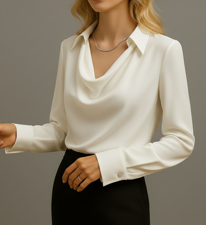 Elegante Damesblouse “Ariella” – Getailleerd & Veelzijdig voor Alle Gelegenheden