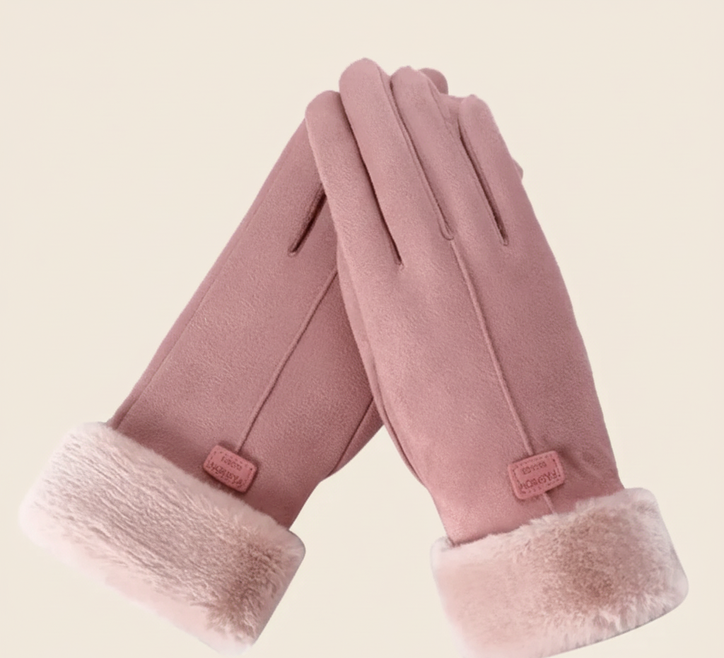 Zachte Suède Touchscreen Handschoenen – Warme Winterhandschoenen