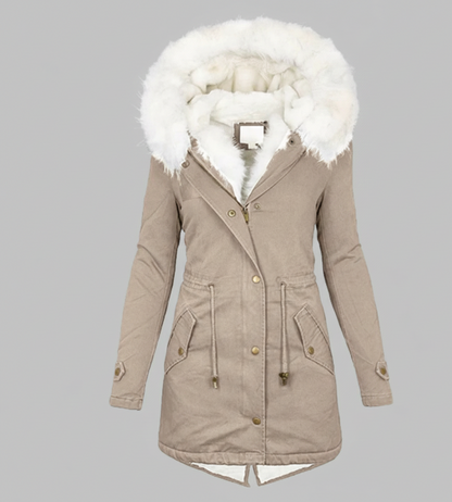 Aurora Lange Winterjas – Warme Wind- en Waterdichte Damesjas