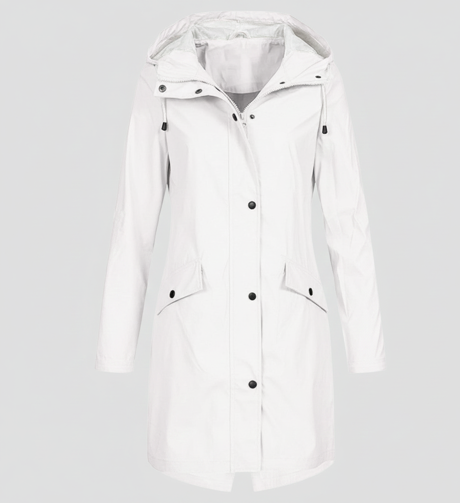 Stormschild Damesregenjas met Verstelbare Capuchon – Water- en Winddicht
