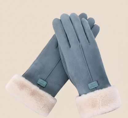 Zachte Suède Touchscreen Handschoenen – Warme Winterhandschoenen