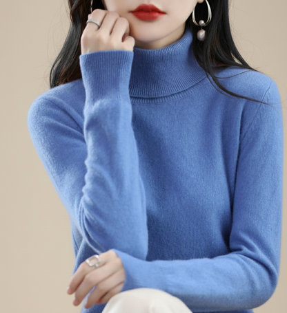 Aurora Zachte Cashmere Coltrui voor Dames – Luxe & Comfort