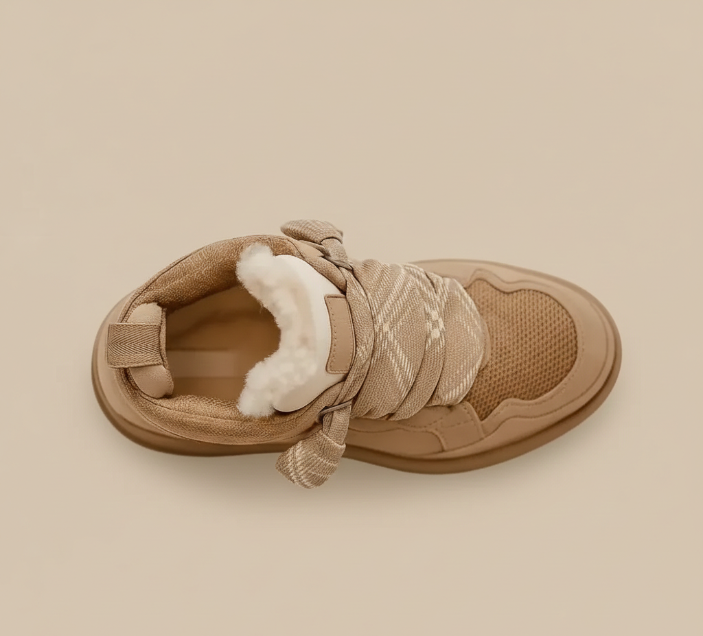 Livia Luxe Dames Winterlaarzen van Nappaleer met Warme Voering