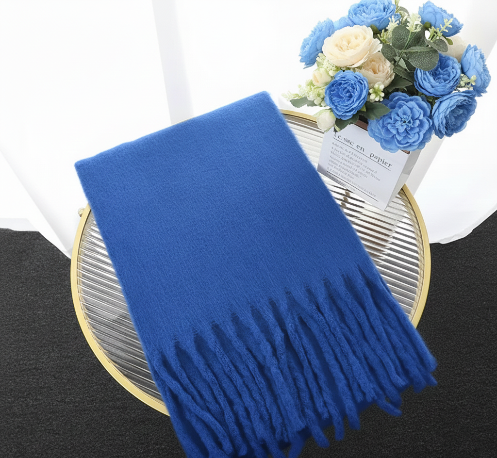 Luxe Winteromslag ZachteWarmte Sjaal voor Dames – Elegante Grote Sjaal