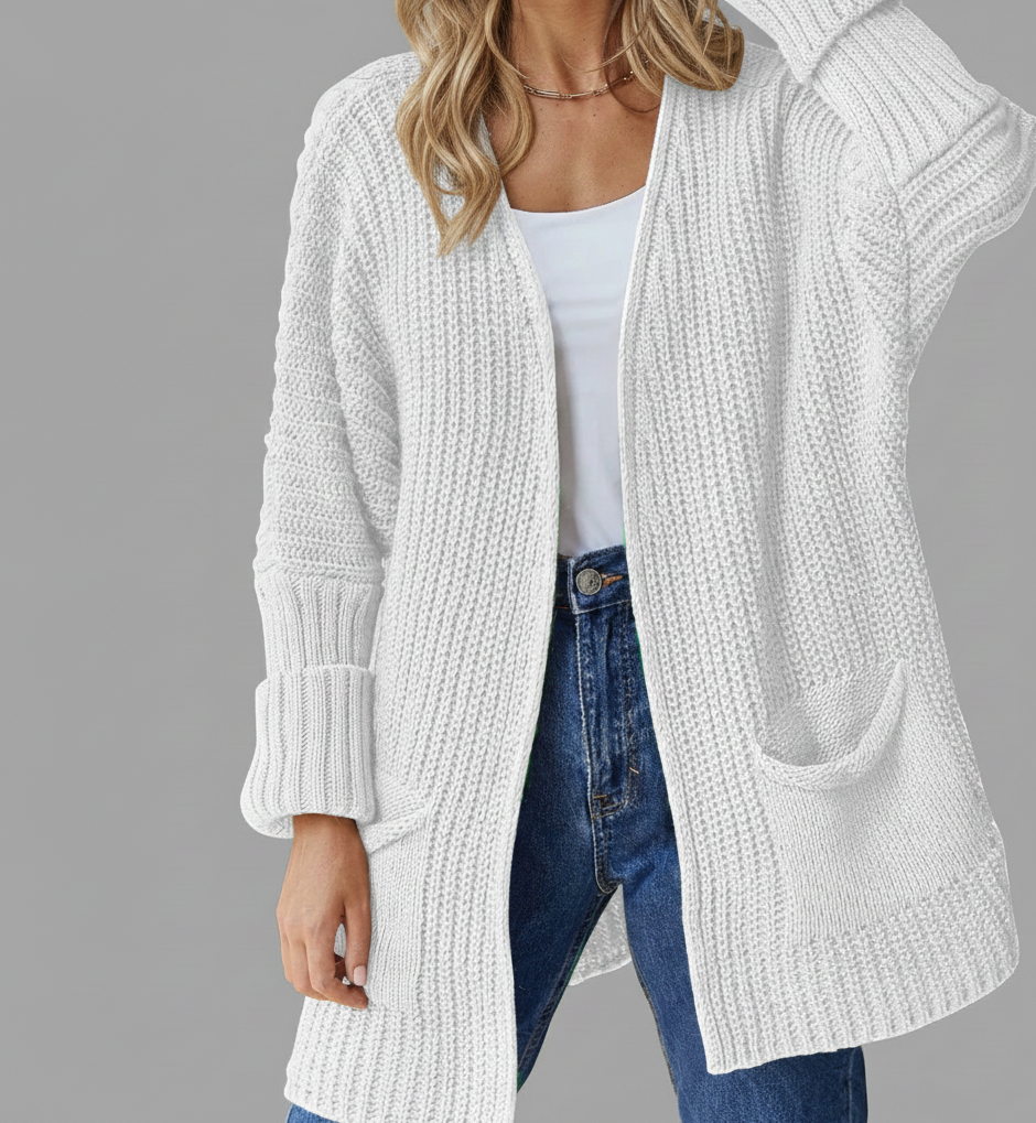 Oversized Herfstvest Elin – Warm en Comfortabel Dames Vest