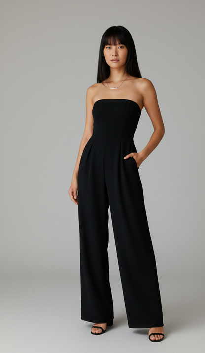 Fleur Dames Strapless Jumpsuit – Chic, Comfortabel & Veelzijdig