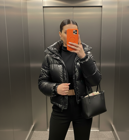 Luminé Luxe Pufferjas Dames – Lichtgewicht Warmte en Glanzende Afwerking