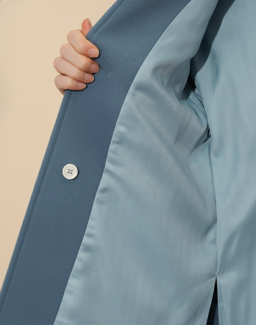 Aurora Getailleerde Damesjas met Uitlopende Zoom – Elegant & Tijdloos