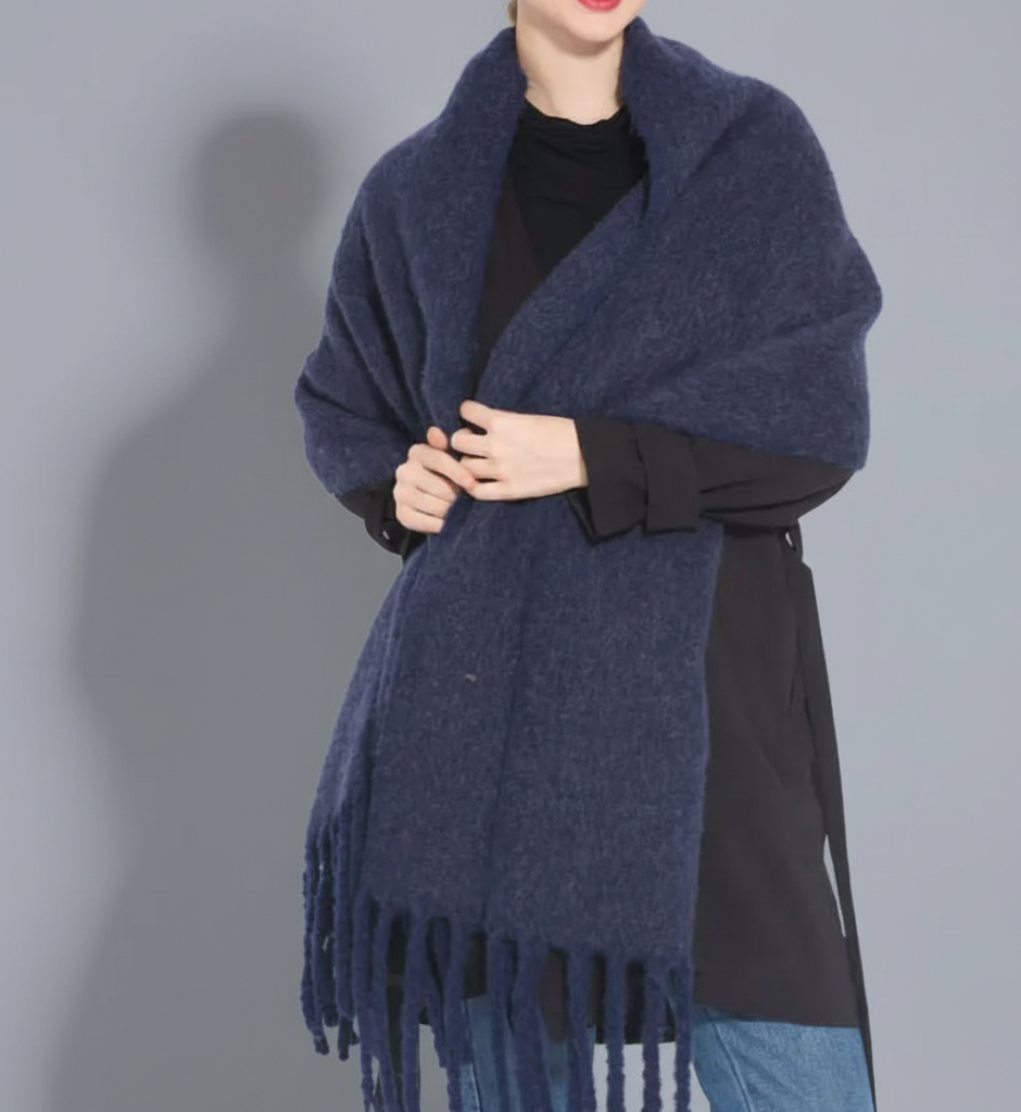 Luxe Winteromslag ZachteWarmte Sjaal voor Dames – Elegante Grote Sjaal