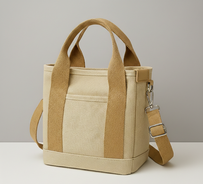 Canvas Schoudertas Dames Lotte – Compact, Praktisch en Dagelijks Comfort