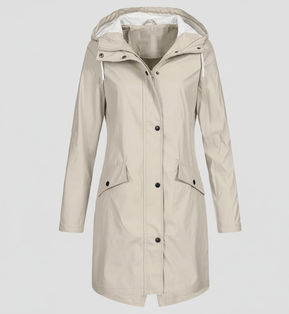 Stormschild Damesregenjas met Verstelbare Capuchon – Water- en Winddicht