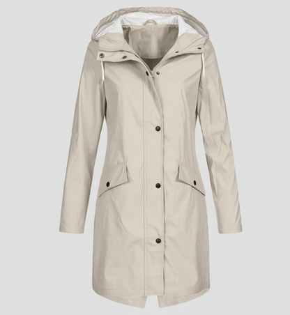Stormschild Damesregenjas met Verstelbare Capuchon – Water- en Winddicht