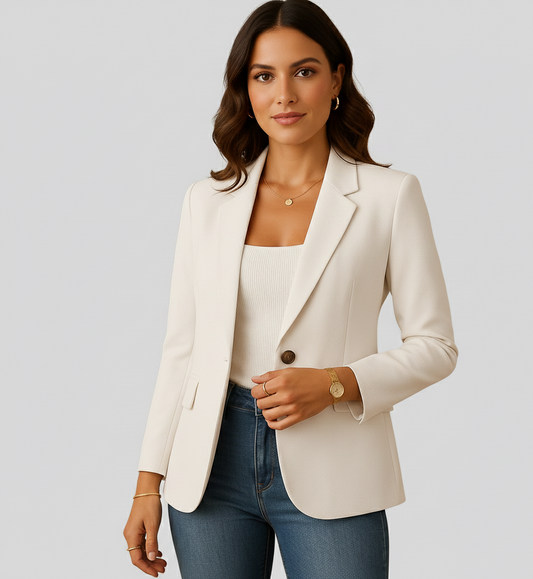 Lirena Getailleerde Damesblazer met Comfortstretch voor Elke Dag