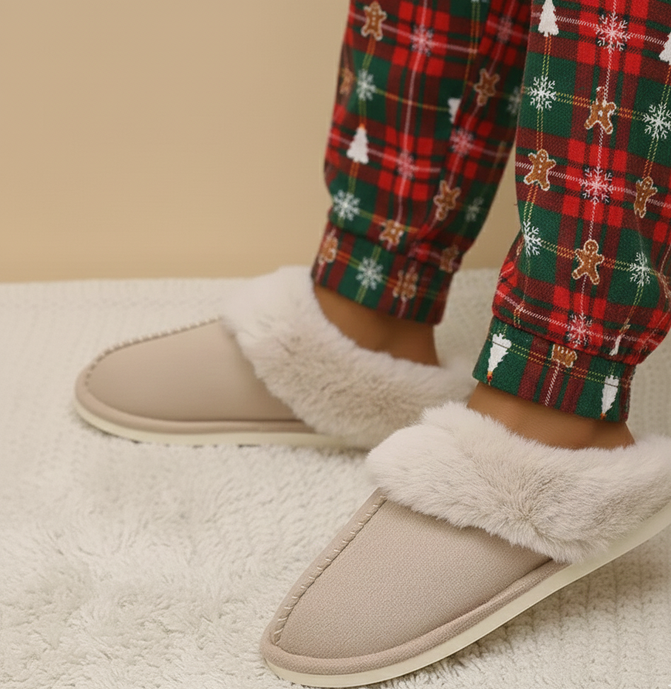 KnusWarm Damespantoffels LuxeVoering – Warme en Comfortabele Huissloffen