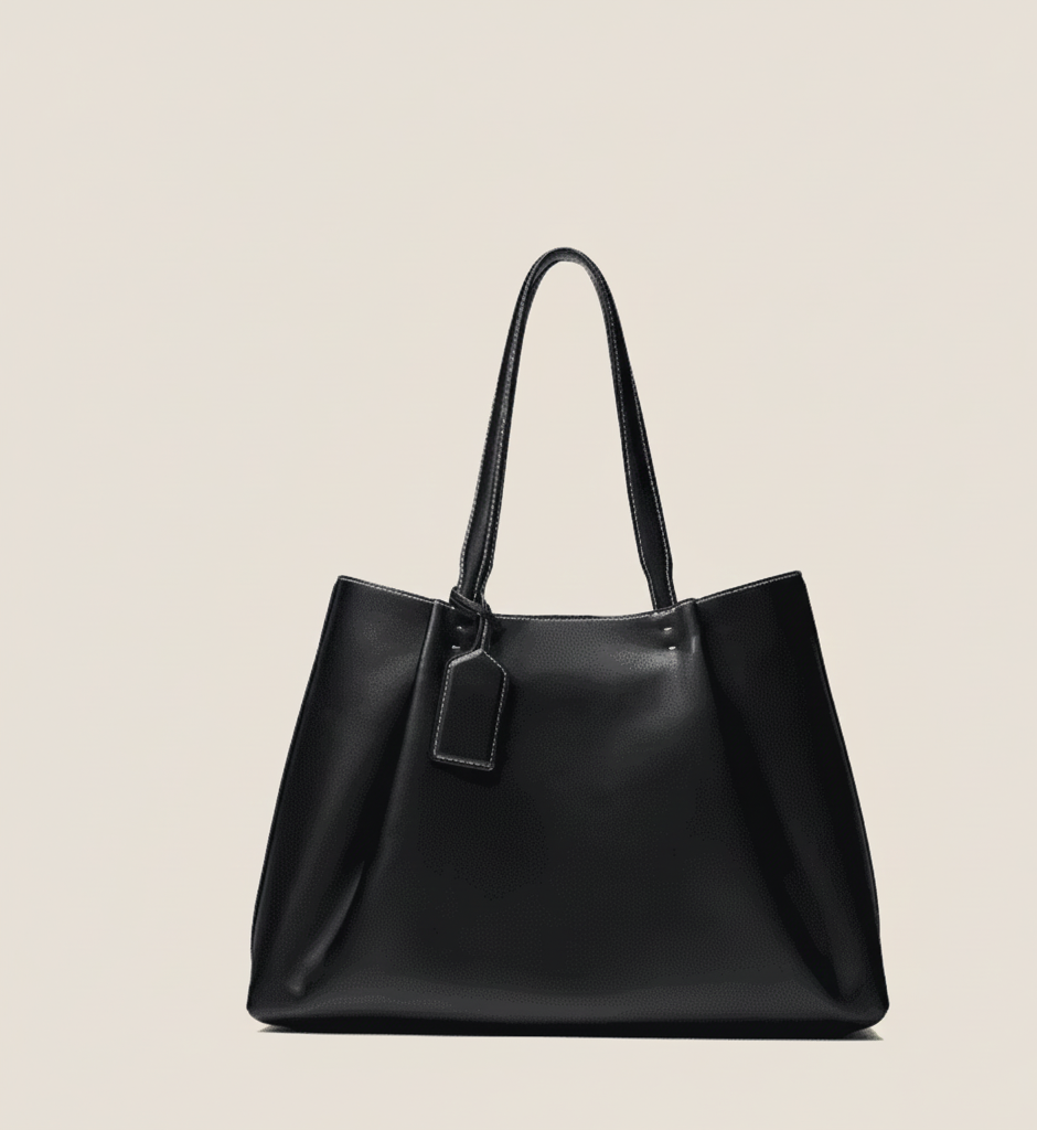 Minimalistische MonoChic Draagtas – Elegante PU-Leren Tote Bag voor Dagelijks Gebruik
