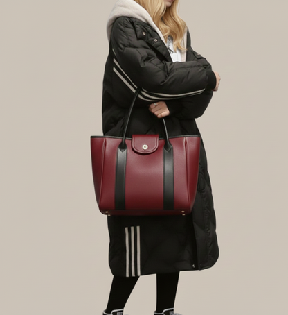 NoorWinter Lange Damesjas met Premium Vulling en Slank Silhouet