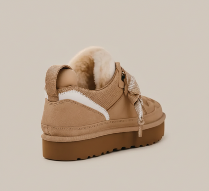Livia Luxe Dames Winterlaarzen van Nappaleer met Warme Voering