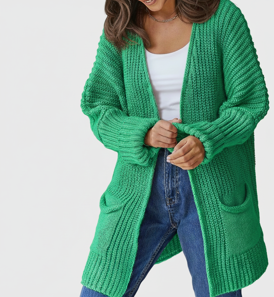 Oversized Herfstvest Elin – Warm en Comfortabel Dames Vest