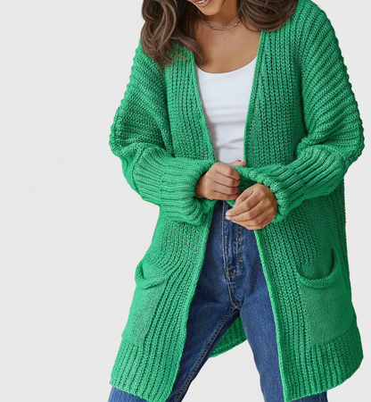 Oversized Herfstvest Elin – Warm en Comfortabel Dames Vest