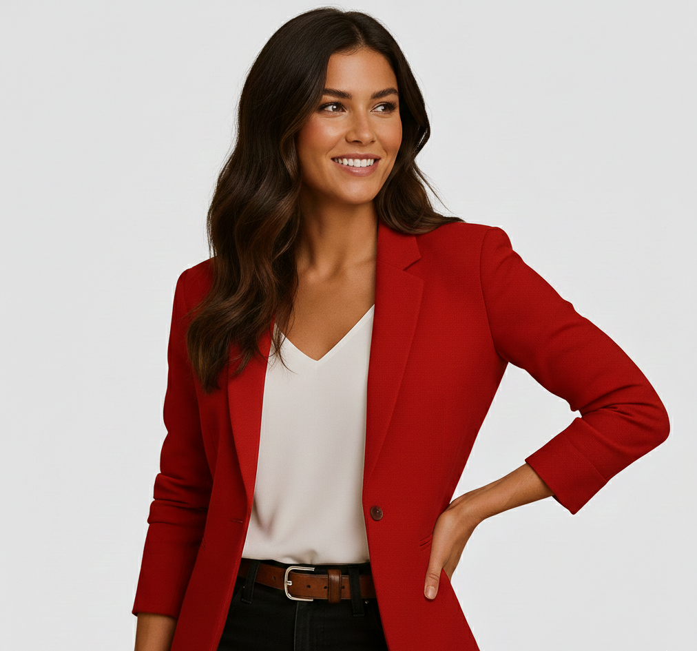 Dames Getailleerde Blazer Evelyne – Elegant en Veelzijdig Design