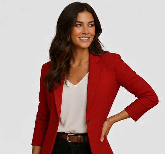 Dames Getailleerde Blazer Evelyne – Elegant en Veelzijdig Design