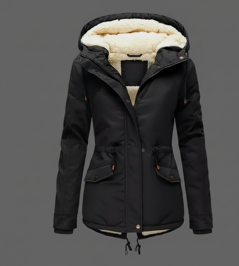 Nordica WarmShield Damesparka met Capuchon en Verstelbare Taill