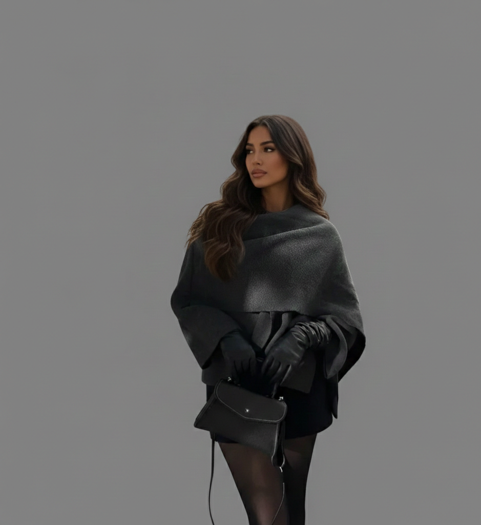 Oversized Wollen Jas “Aveline” voor Dames – Warm & Stijlvol Herfstlook