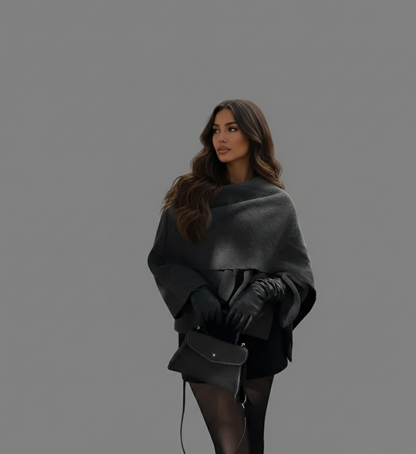 Oversized Wollen Jas “Aveline” voor Dames – Warm & Stijlvol Herfstlook