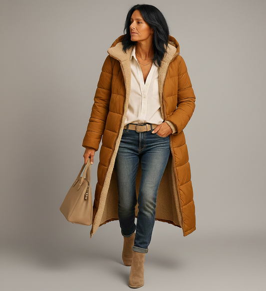 Yfke Lange Isolatiejas voor Dames – Warm Comfort & Elegant Lang Model