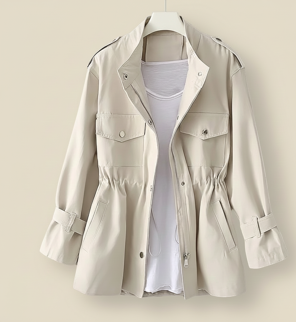 Linde Elegante Weerbestendige Trenchcoat voor Dames