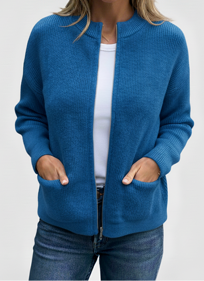 Zacht Gebreid Vest Zonnestraal – Comfortabel damesvest voor elke gelegenheid