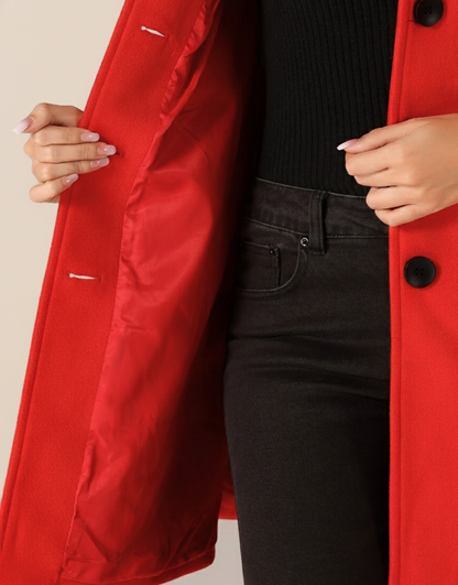 Aurora Getailleerde Damesjas met Uitlopende Zoom – Elegant & Tijdloos