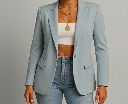 Valerique Getailleerde Dames Blazer met Tijdloos Design