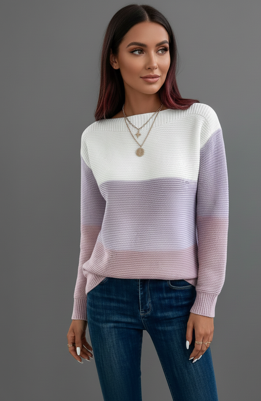 Liora Dames Gebreide Trui – Warm en Stijlvol voor Herfst & Winter