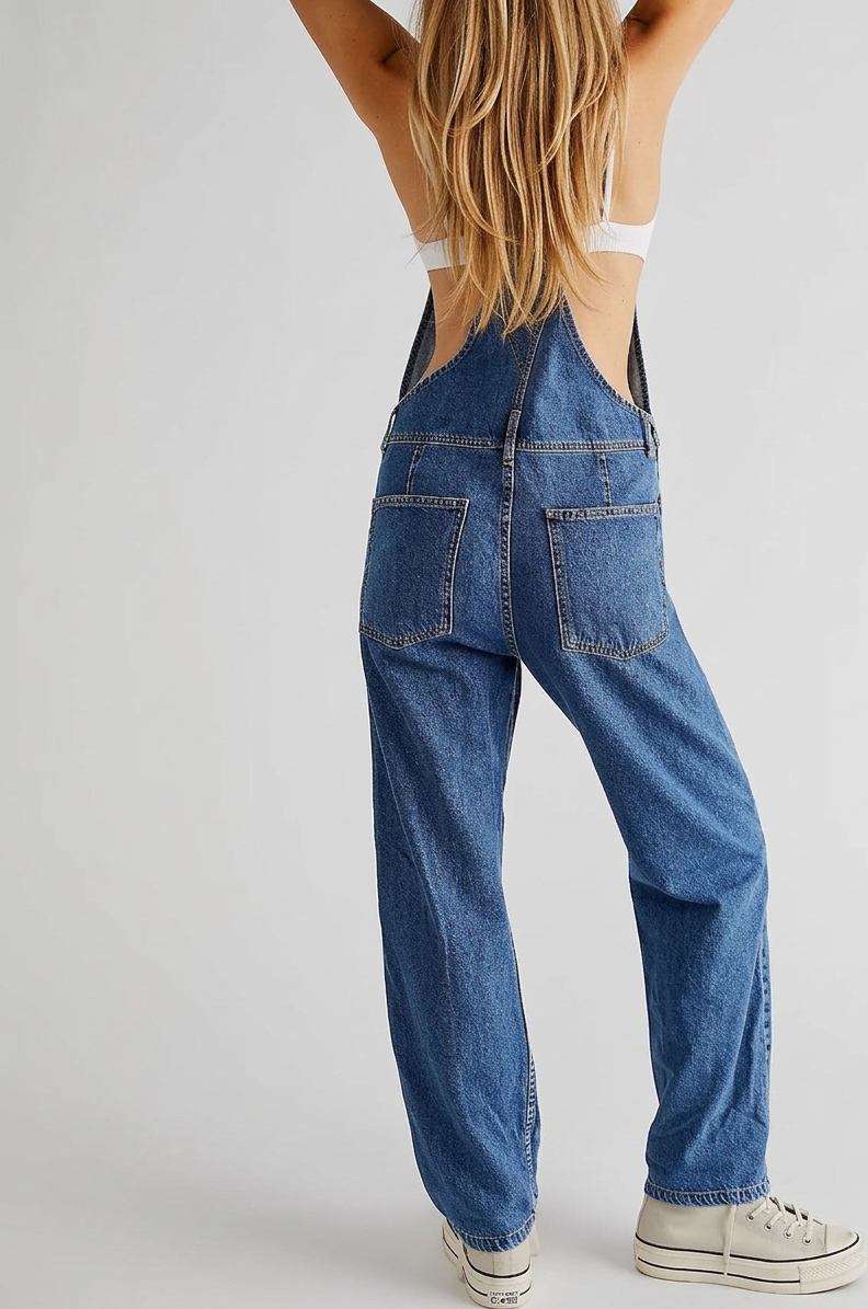 Liora Denim Tuinbroek Dames – Comfortabele Casual Overall