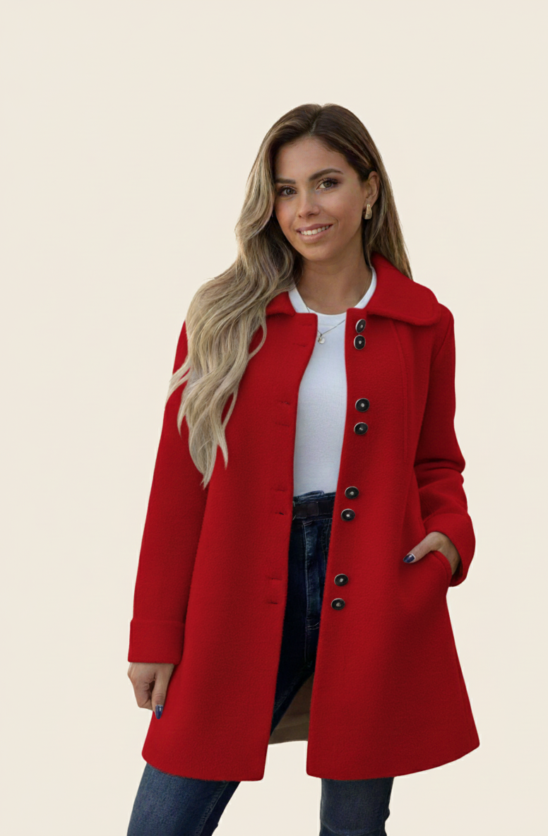 Dames Peacoat Winterjas – Tijdloos, Elegant en Comfortabel