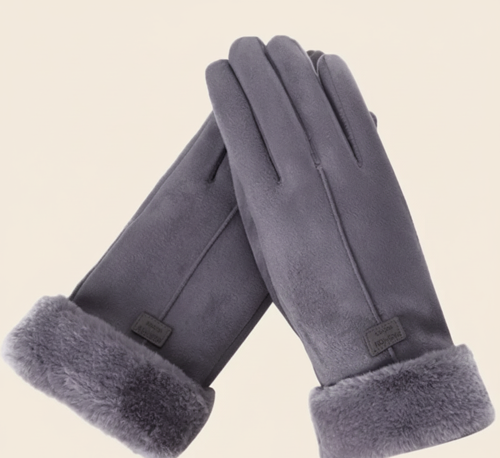 Zachte Suède Touchscreen Handschoenen – Warme Winterhandschoenen