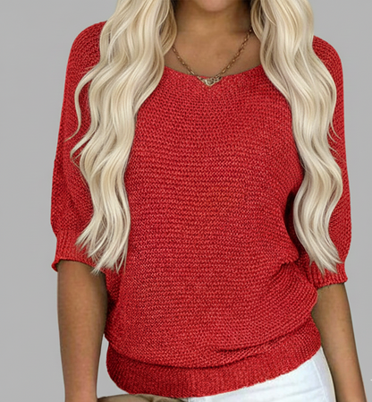 HerfstWeef Dames Trui met Comfortabele Pasvorm en Tijdloze Look