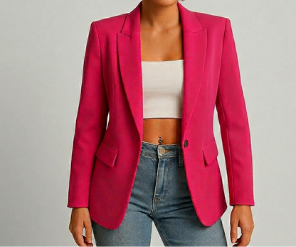 Valerique Getailleerde Dames Blazer met Tijdloos Design