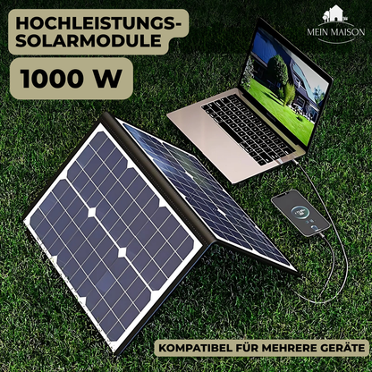 Opvouwbaar Zonnepaneel Zonnigo 1000W voor Camping en Reizen