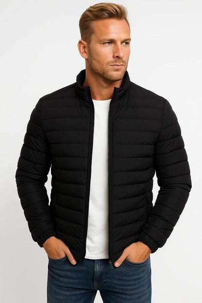 Gewatteerd Lichtgewicht Herenjack – Comfortabele Casual Winterjas