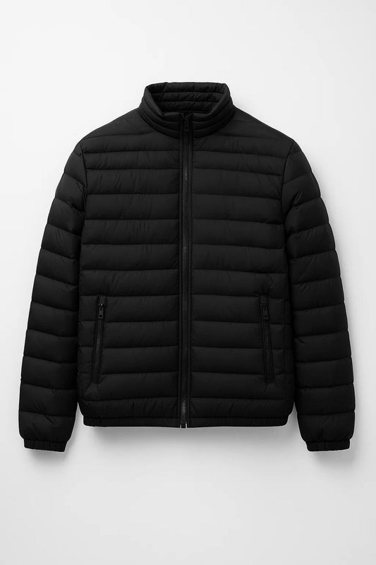 Gewatteerd Lichtgewicht Herenjack – Comfortabele Casual Winterjas