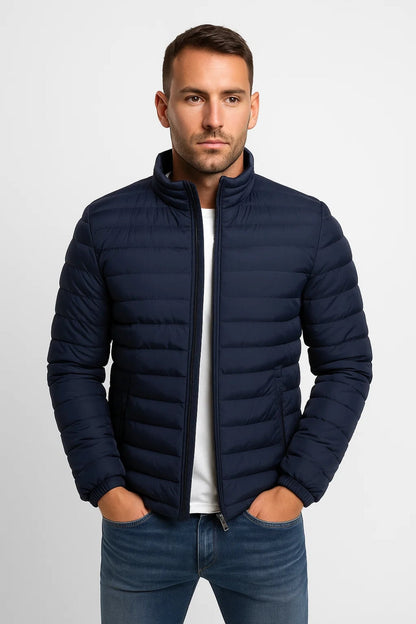 Gewatteerd Lichtgewicht Herenjack – Comfortabele Casual Winterjas